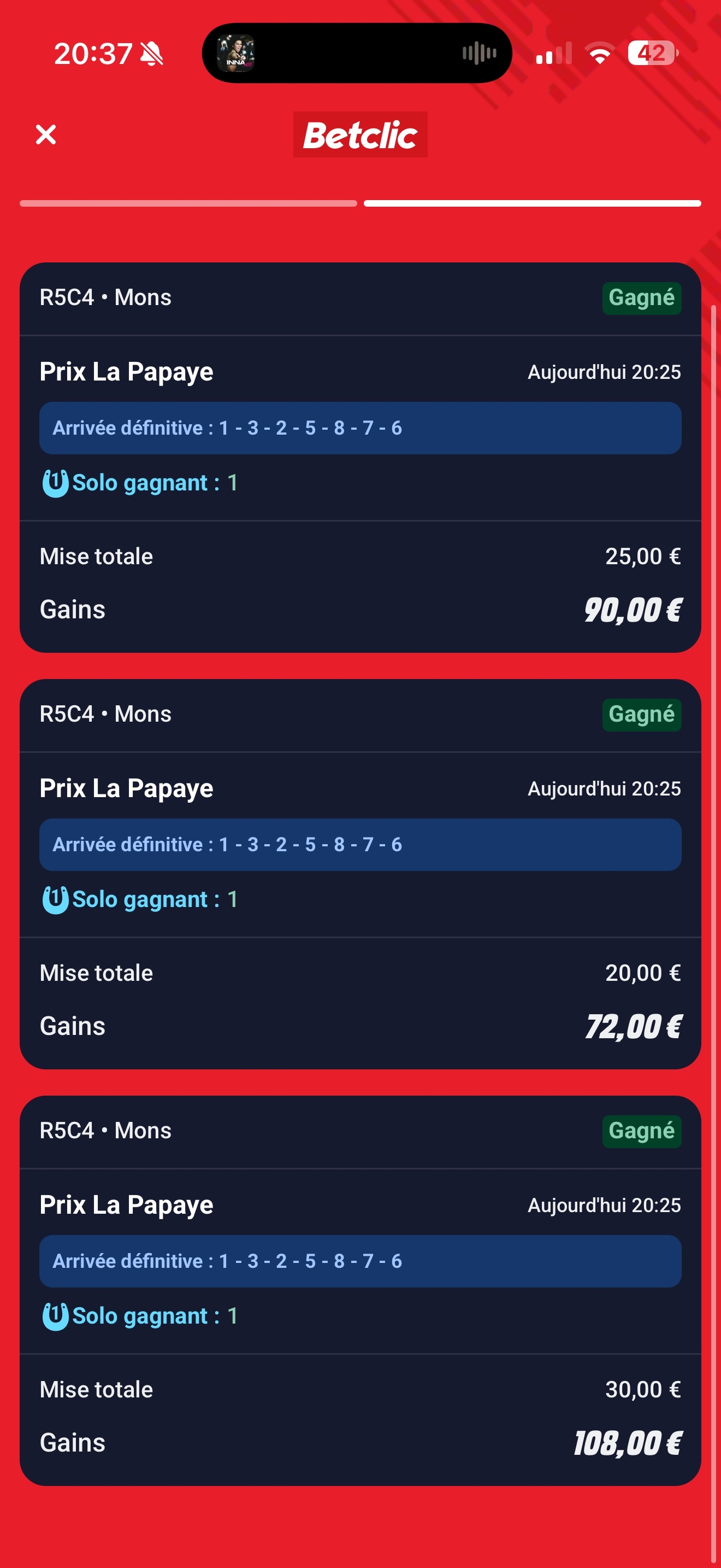 Retour client
